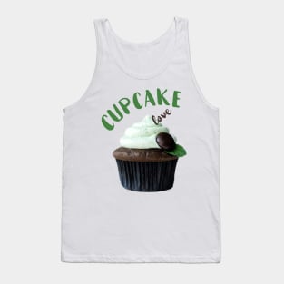 Cupcake Love Mint Chocolate Cupcake Tank Top